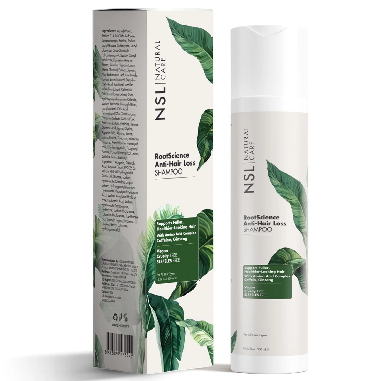 NSL RootScience™ Dökülme Karşıtı Saç Bakım Şampuanı