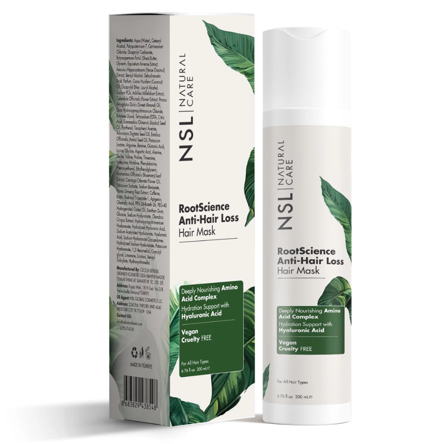 NSL RootScience™ Dökülme Karşıtı Saç Bakım Maskesi