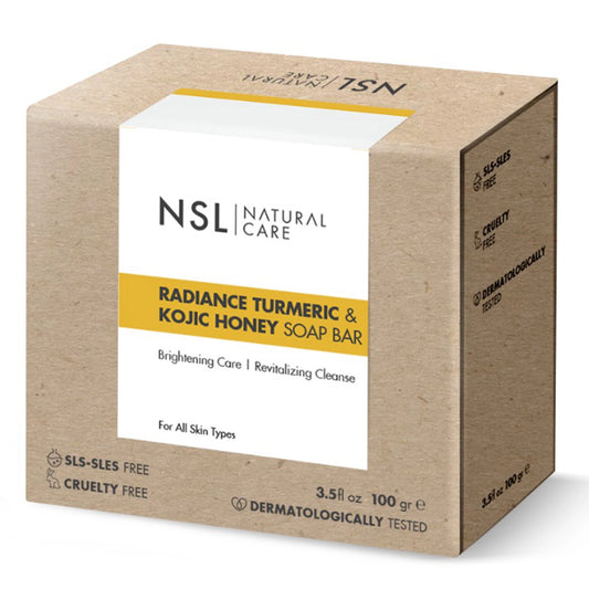 NSL Radiance Turmeric & Kojic Honey Bar – Aydınlatıcı Sabun